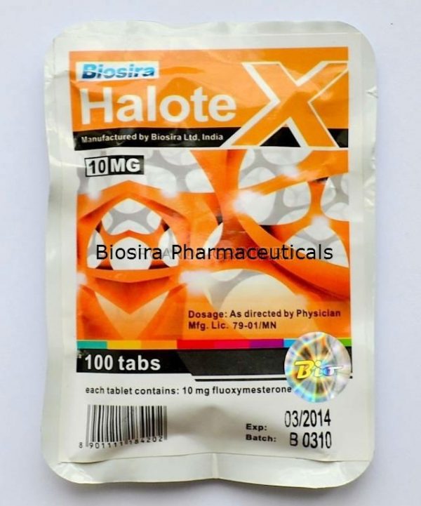 Halotex Biosira (Halotestin, Fluoxymesterone) 100tabs (10mg/tab) 1