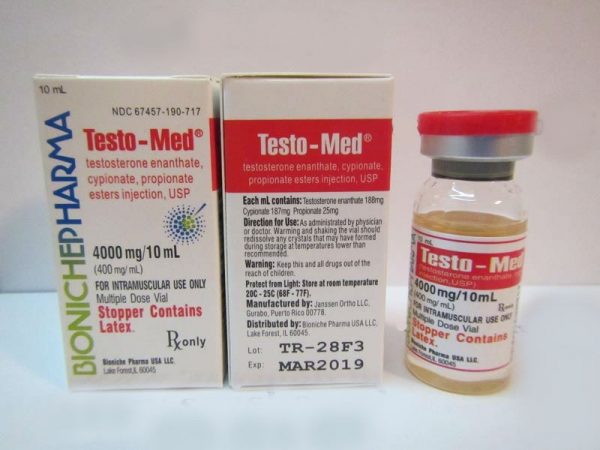 Testo-Med Bioniche Pharmacy (Testosterone Mix) 10ml (400mg/ml) 1