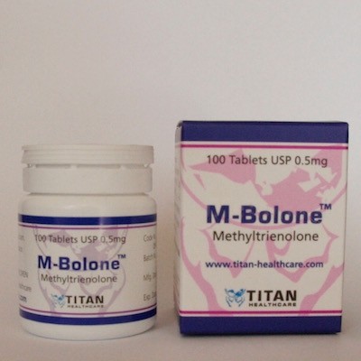 M-Bolone Titan HealthCare (Methyltrienolone) 100tabs (0.5mg/tab) 2