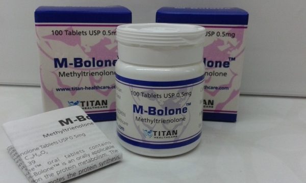 M-Bolone Titan HealthCare (Methyltrienolone) 100tabs (0.5mg/tab) 1