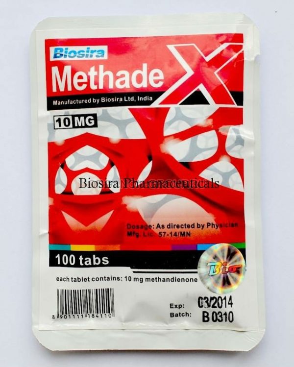Methadex Biosira (Methandienone, Dianabol) 100tabs (10mg/tab) 1