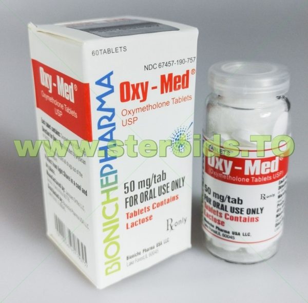 Oxy-Med Bioniche Pharma (Oxymethlone,Anadrol) 120tabs (50mg/tab) 4