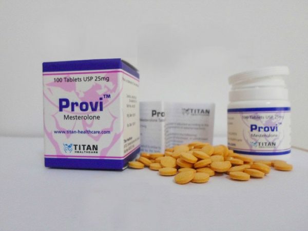 Provi Titan HealthCare (Proviron, Mesterolone) 100tabs (25mg/tab) 1