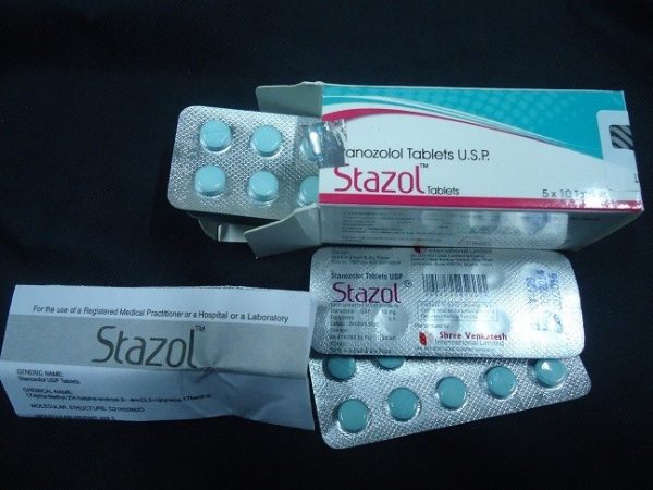 Stazol Tablets Shree Venkatesh (Winstrol, Stanozolol) 50tabs (10mg/tab) 2