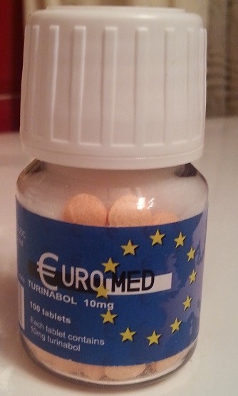 Turinabol 10mg  Euromed, 100 tablets (10mg/tab) 1